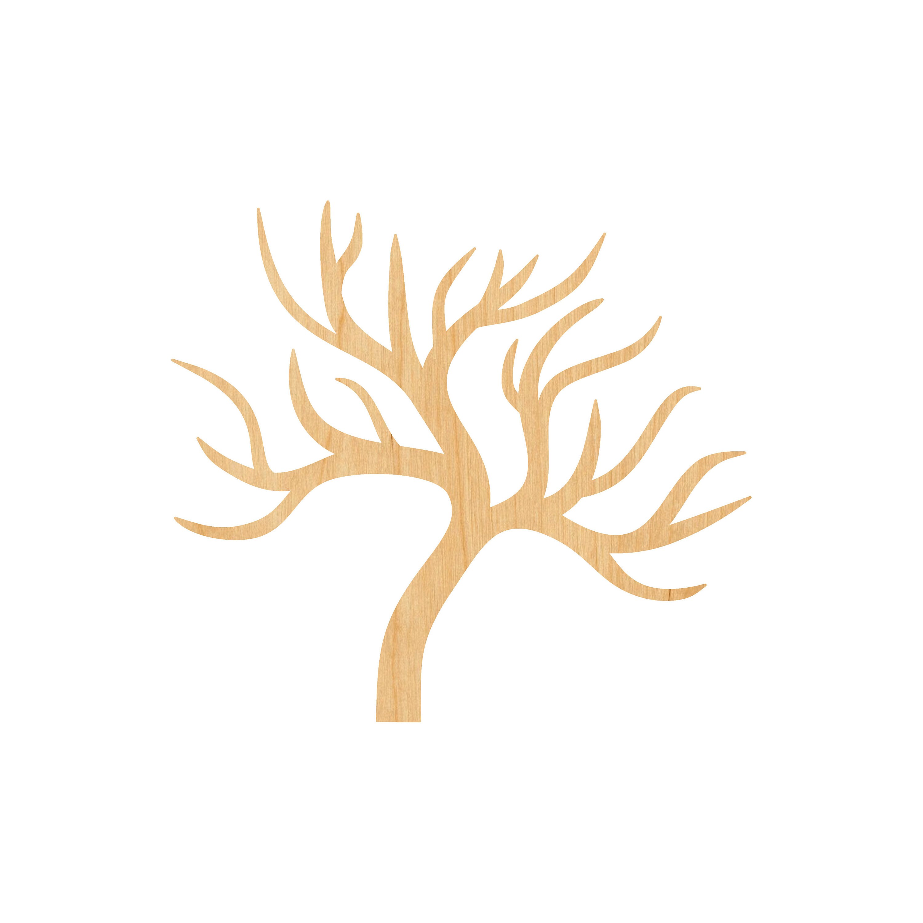 Tree - Laser Cut Out Unfinished Wood Craft Shape FAL46 Tree - Laser Cut Out Unfinished Wood Craft Shape FAL46