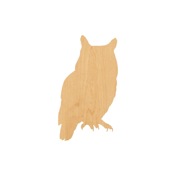 Bird Owl - Laser Cut Out Unfinished Wood Craft Shape BRD78 Bird Owl - Laser Cut Out Unfinished Wood Craft Shape BRD78