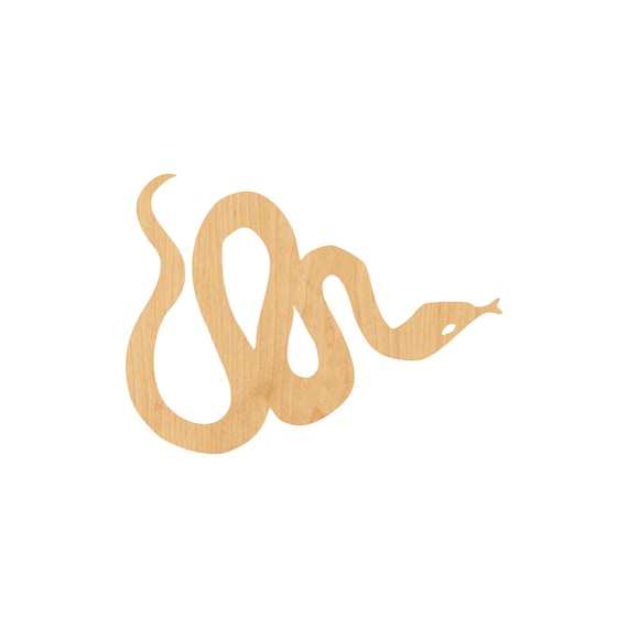 Snake - Laser Cut Out Unfinished Wood Craft Shape REP32 Snake - Laser Cut Out Unfinished Wood Craft Shape REP32