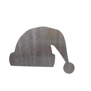 Santa Cap 1 Steel Cut Out Shape Metal Art Decoration Home Decor Craft Supply