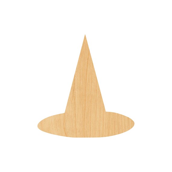 Hat Witch - Laser Cut Out Unfinished Wood Craft Shape FAL49 Hat Witch - Laser Cut Out Unfinished Wood Craft Shape FAL49