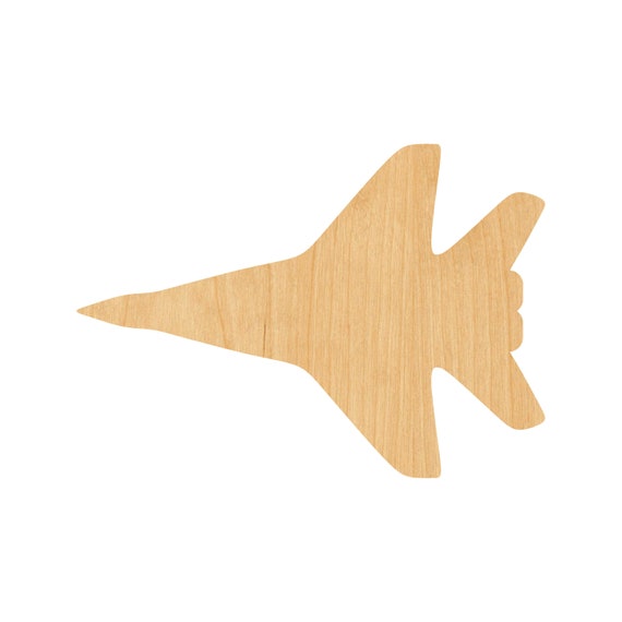 Airplane - Laser Cut Out Unfinished Wood Craft Shape PLN11 Airplane - Laser Cut Out Unfinished Wood Craft Shape PLN11