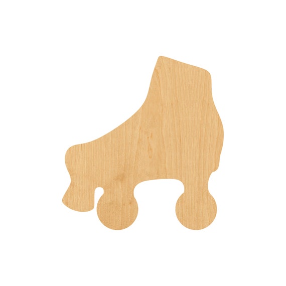 Sport Rollerskating - Laser Cut Out Unfinished Wood Craft Shape SPT116 Sport Rollerskating - Laser Cut Out Unfinished Wood Craft Shape SPT116