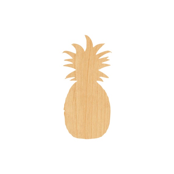 Food Pineapple - Laser Cut Out Unfinished Wood Craft Shape FOD37 Food Pineapple - Laser Cut Out Unfinished Wood Craft Shape FOD37