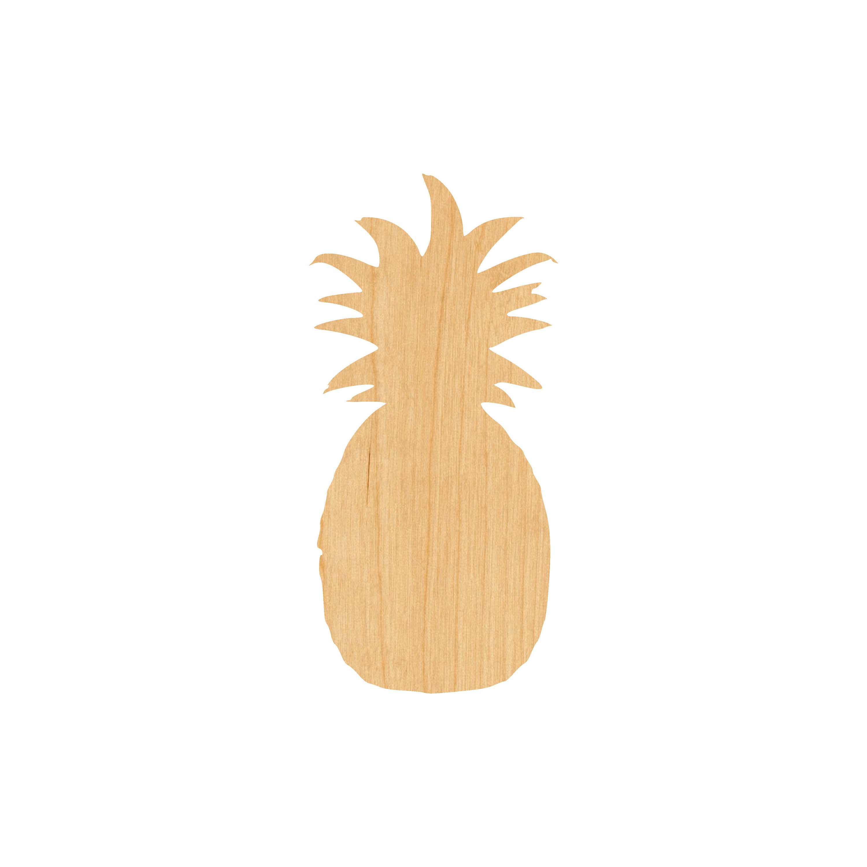 Pineapple 2 Laser Cut Out Wood Shape Craft Supply Woodcraft Etsy