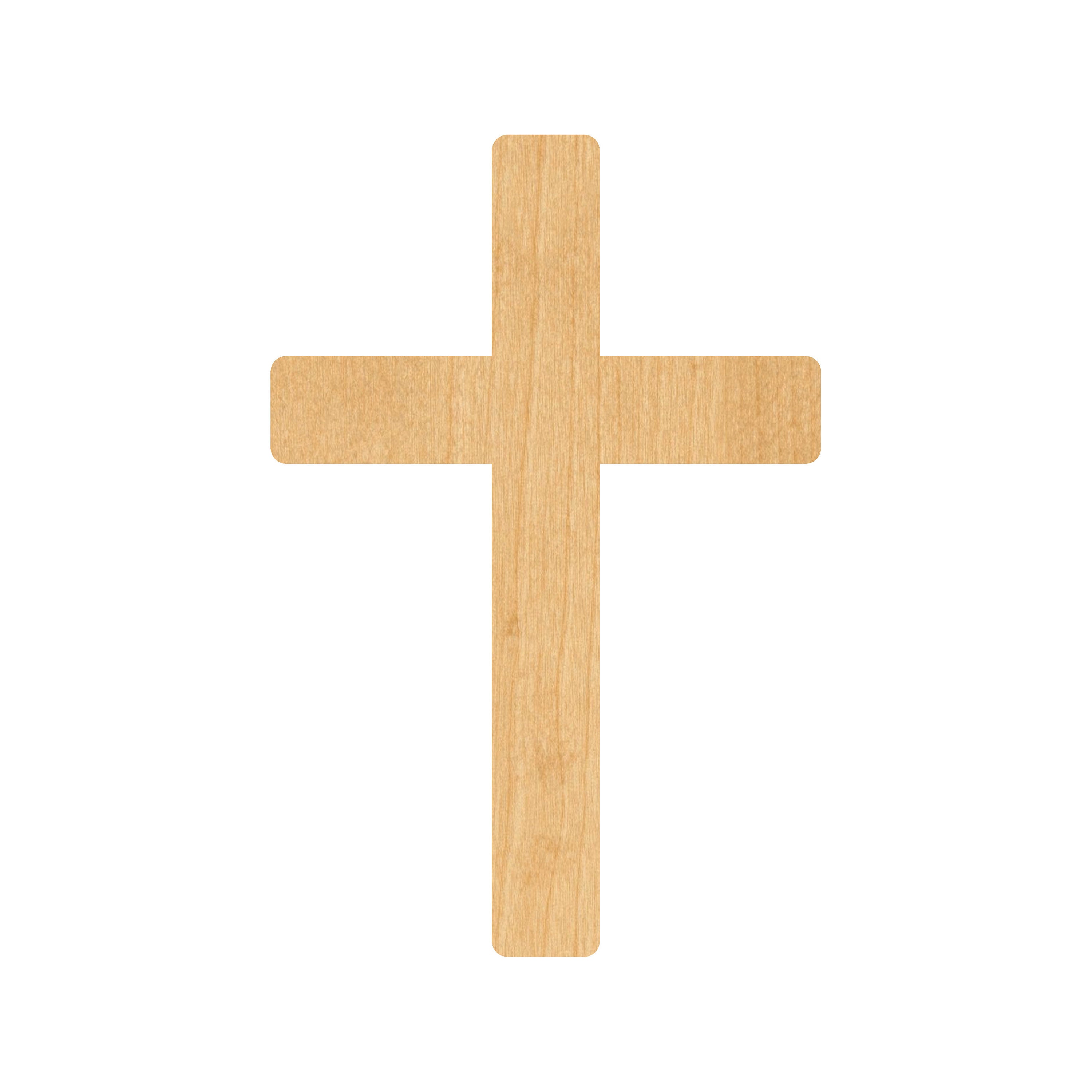 Unfinished Wood Cross 6 inch (Style 12) – Northwest Crafts and