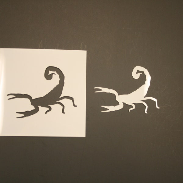 Scorpion 2 Reusable Mylar Stencil - Art Supplies