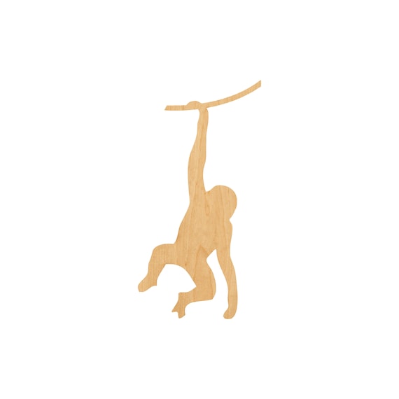 Ape Monkey - Laser Cut Out Unfinished Wood Craft Shape APE2 Ape Monkey - Laser Cut Out Unfinished Wood Craft Shape APE2