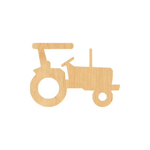Car Tractor - Laser Cut Out Unfinished Wood Craft Shape CAR28 Car Tractor - Laser Cut Out Unfinished Wood Craft Shape CAR28