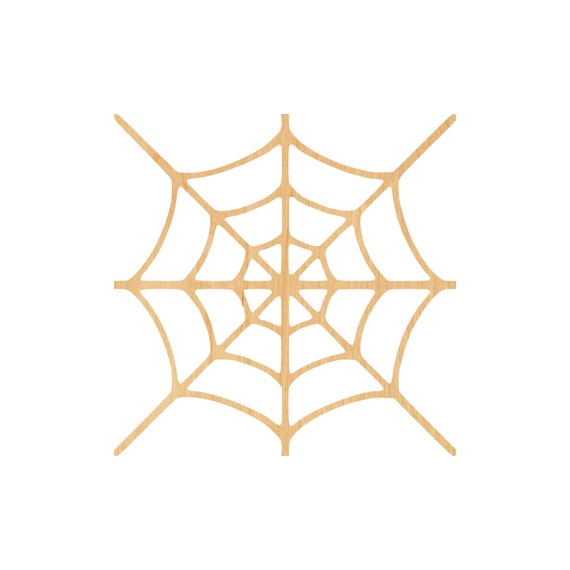 Spider Web - Laser Cut Out Unfinished Wood Craft Shape FAL8 Spider Web - Laser Cut Out Unfinished Wood Craft Shape FAL8