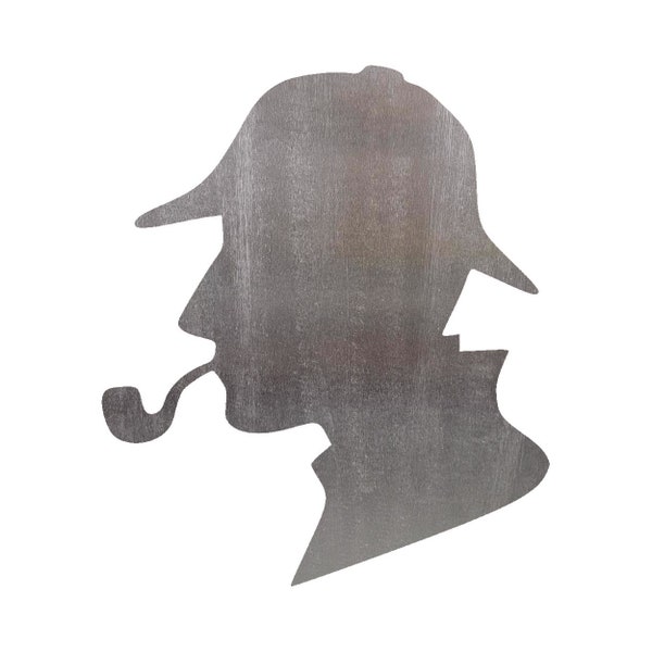 Sherlock Holmes Steel Cut Out Shape Metal Art Decoration Home Decor Craft Supply