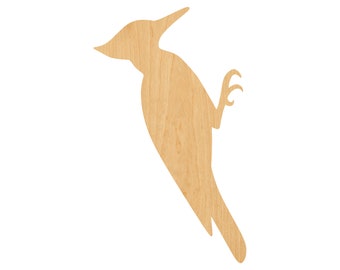 Woodpecker Laser Cut Out Wood Shape Craft Supply – Woodcraft Cutout