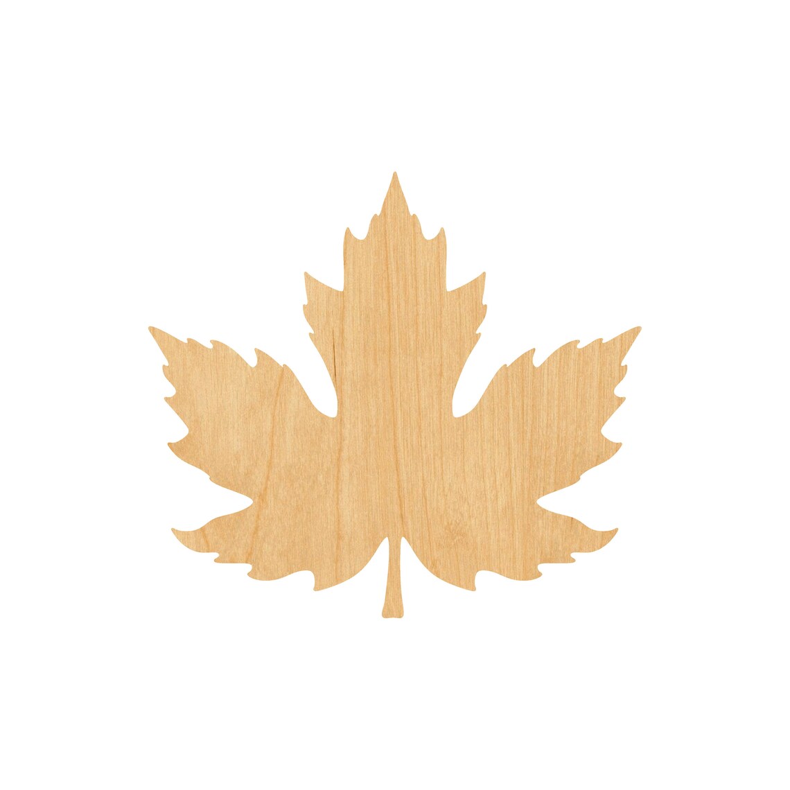 Leaf - Laser Cut Out Unfinished Wood Craft Shape LEF36 - The Wood Shape