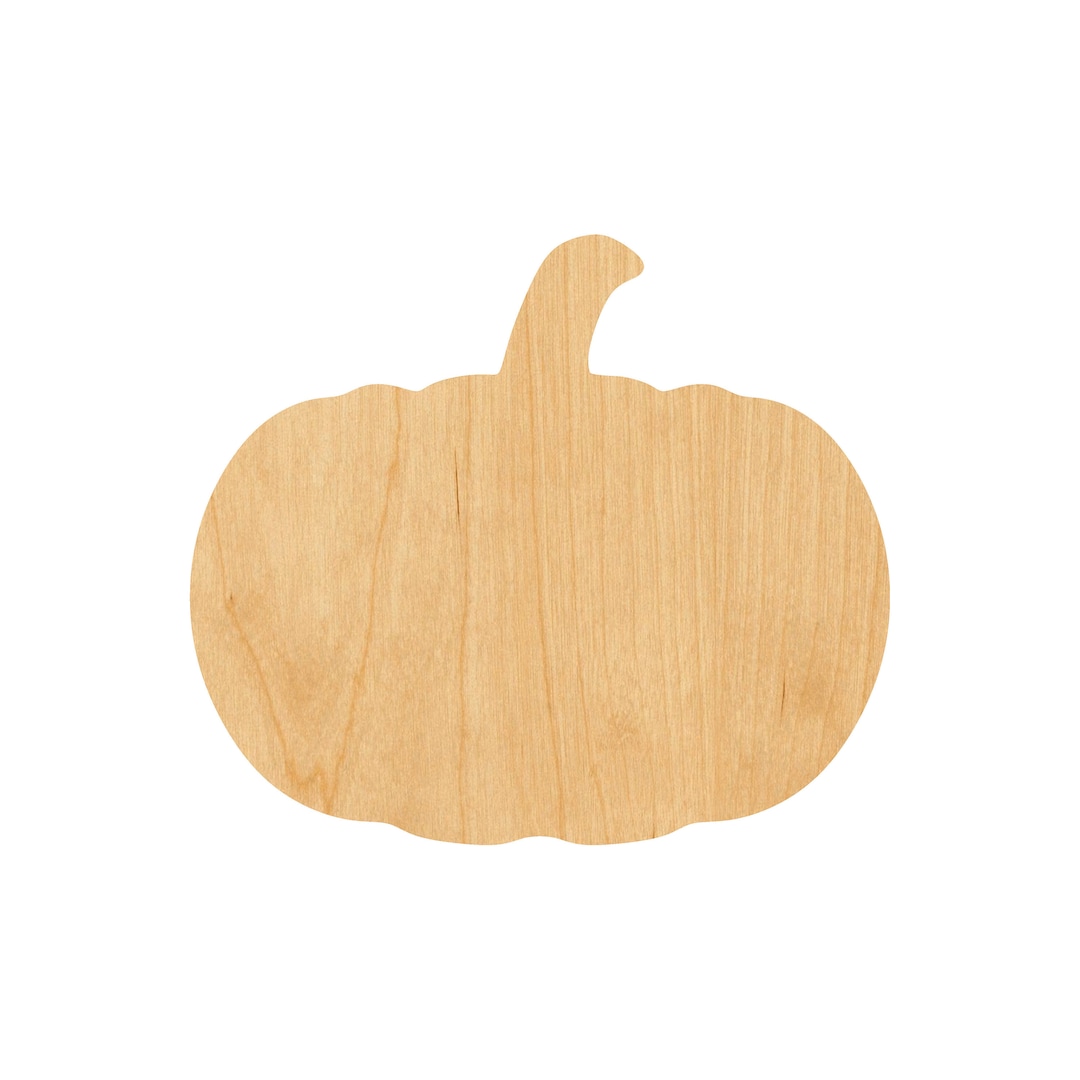 Pumpkin - Laser Cut Out Unfinished Wood Craft Shape FAL102 Pumpkin - Laser Cut Out Unfinished Wood Craft Shape FAL102