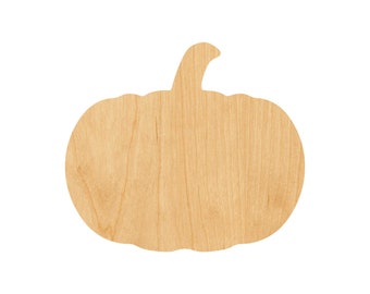 Pumpkin - Laser Cut Out Unfinished Wood Craft Shape FAL102 Pumpkin - Laser Cut Out Unfinished Wood Craft Shape FAL102
