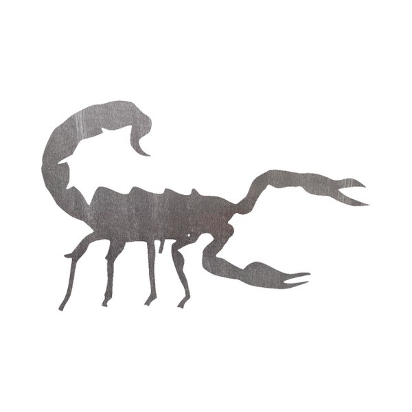 Scorpion Steel Cut Out Shape Metal Art Decoration Home Decor Craft Supply