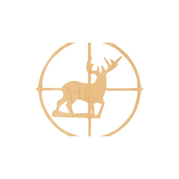 Deer - Laser Cut Out Unfinished Wood Craft Shape DER53 Deer - Laser Cut Out Unfinished Wood Craft Shape DER53