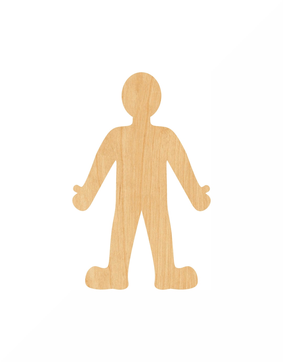 Human Cutter Shape Person Laser Cut Out Wood Shape Craft Supply - Woodcraft Cutout - Etsy