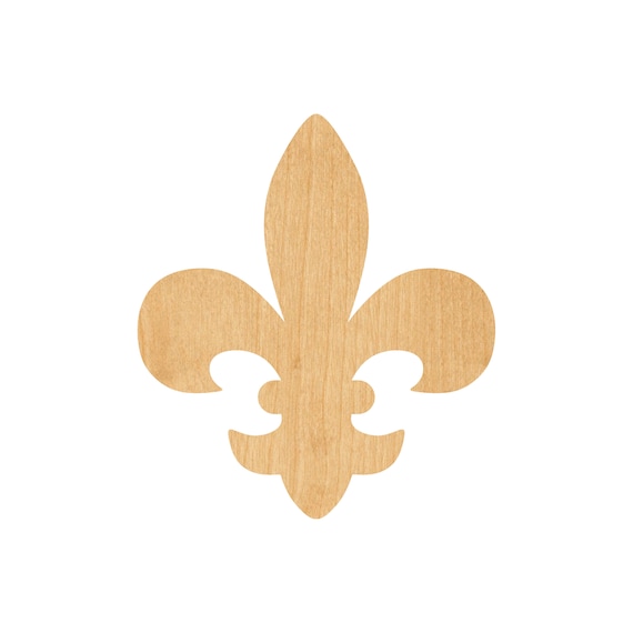 Design Fleur de Lis - Laser Cut Out Unfinished Wood Craft Shape DSN40 Design Fleur de Lis - Laser Cut Out Unfinished Wood Craft Shape DSN40