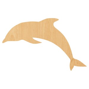 Dophin Laser Cut Out Wood Shape Craft Supply – Woodcraft Cutout