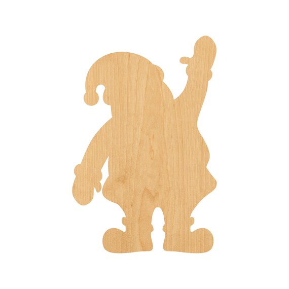 Santa Claus - Laser Cut Out Unfinished Wood Craft Shape XMS114 Santa Claus - Laser Cut Out Unfinished Wood Craft Shape XMS114