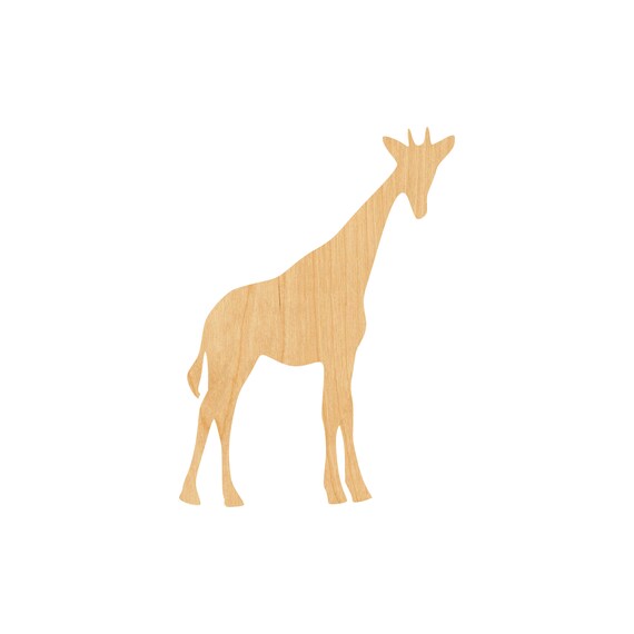 Giraffe - Laser Cut Out Unfinished Wood Craft Shape ANML4 Giraffe - Laser Cut Out Unfinished Wood Craft Shape ANML4