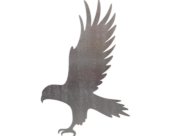 Hawk Steel Cut Out Shape Metal Art Decoration Home Decor Craft Supply