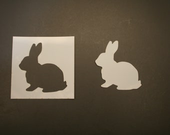 Bunny 2 Reusable Mylar Stencil - Art Supplies