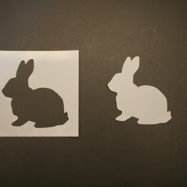 Bunny 2 Reusable Mylar Stencil - Art Supplies