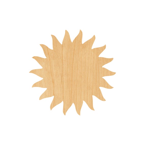 Sun - Laser Cut Out Unfinished Wood Craft Shape SKY19 Sun - Laser Cut Out Unfinished Wood Craft Shape SKY19