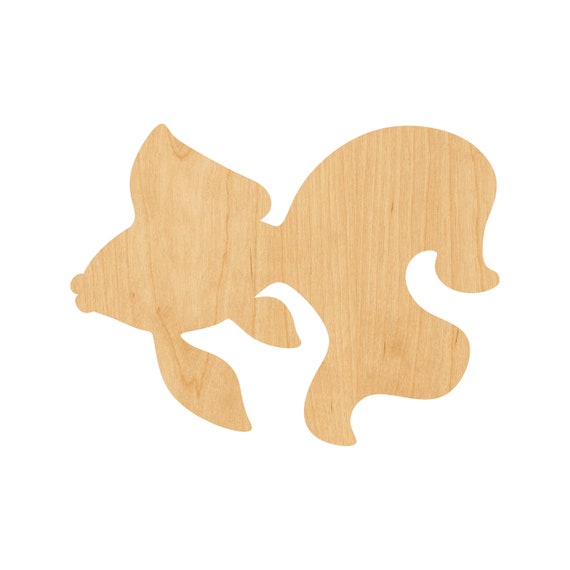 Fish - Laser Cut Out Unfinished Wood Craft Shape FSH47 Fish - Laser Cut Out Unfinished Wood Craft Shape FSH47