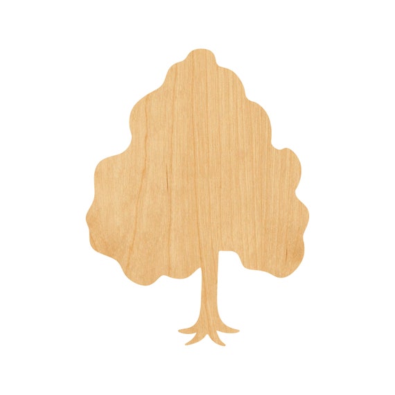Tree - Laser Cut Out Unfinished Wood Craft Shape TRE53 Tree - Laser Cut Out Unfinished Wood Craft Shape TRE53