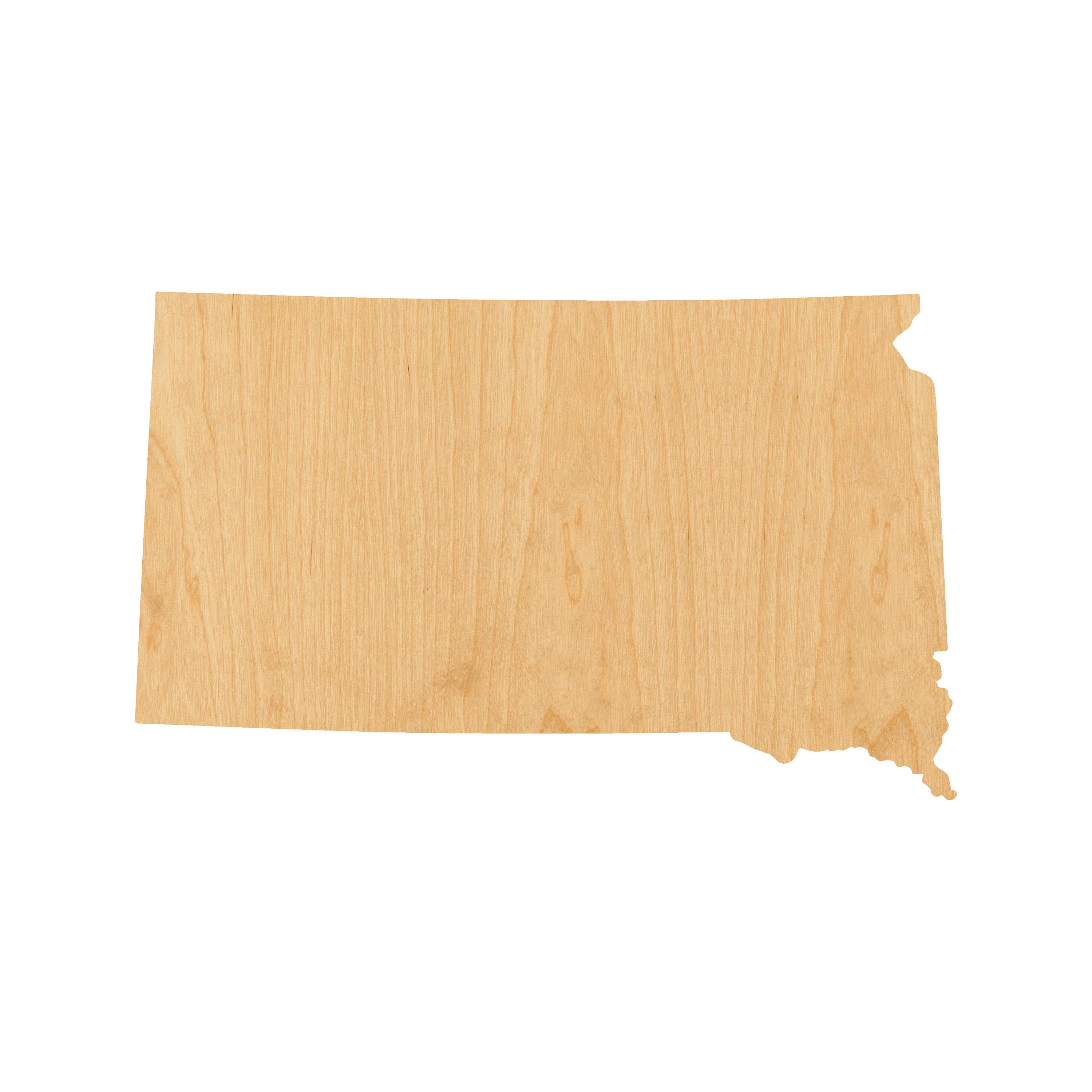 State South Dakota Home - Laser Cut Out Unfinished Wood Craft Shape STAT44 State South Dakota Home - Laser Cut Out Unfinished Wood Craft Shape STAT44