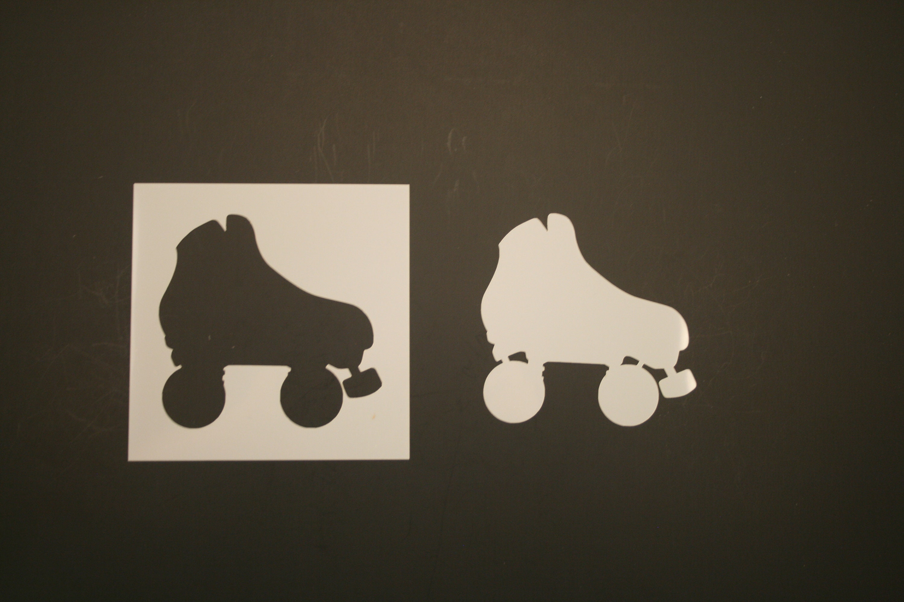 Roller Skate 1 Reusable Mylar Stencil Art Supplies Etsy