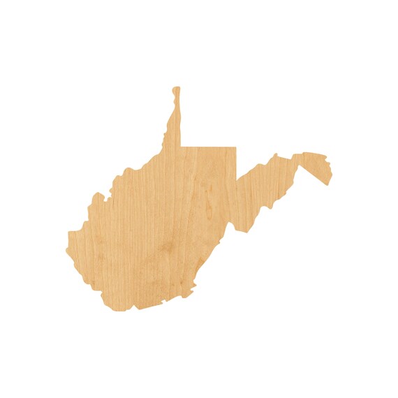 State West Virginia Home - Laser Cut Out Unfinished Wood Craft Shape STAT34 State West Virginia Home - Laser Cut Out Unfinished Wood Craft Shape STAT34