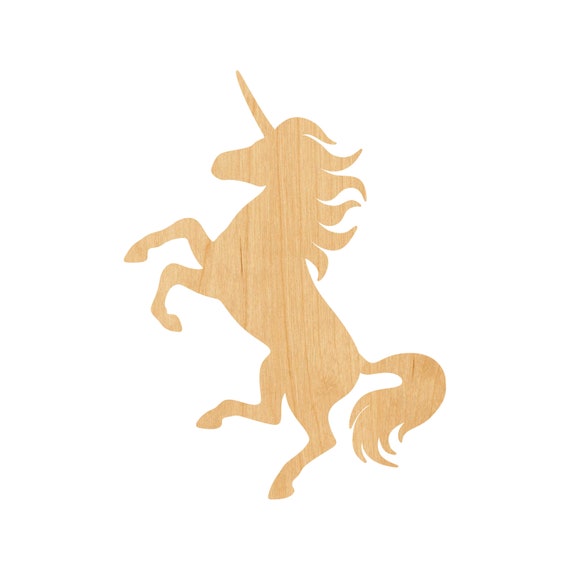 Unicorn - Laser Cut Out Unfinished Wood Craft Shape MYTH105 Unicorn - Laser Cut Out Unfinished Wood Craft Shape MYTH105