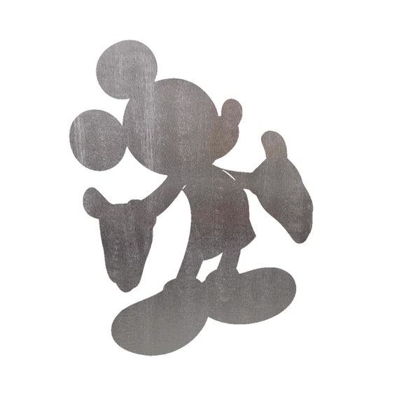 Mickey Mouse Acier Découpé Forme Métal Art Décoration Décoration