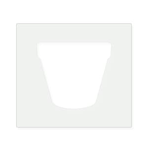 Flower Pot Stencil, Reusable Mylar Painting Template for Crafts and Signs