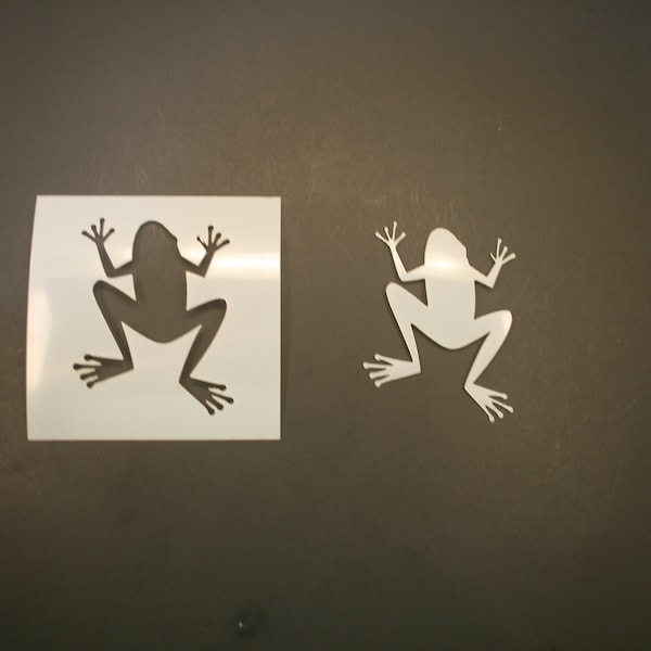 Frog Reusable Mylar Stencil - Art Supplies