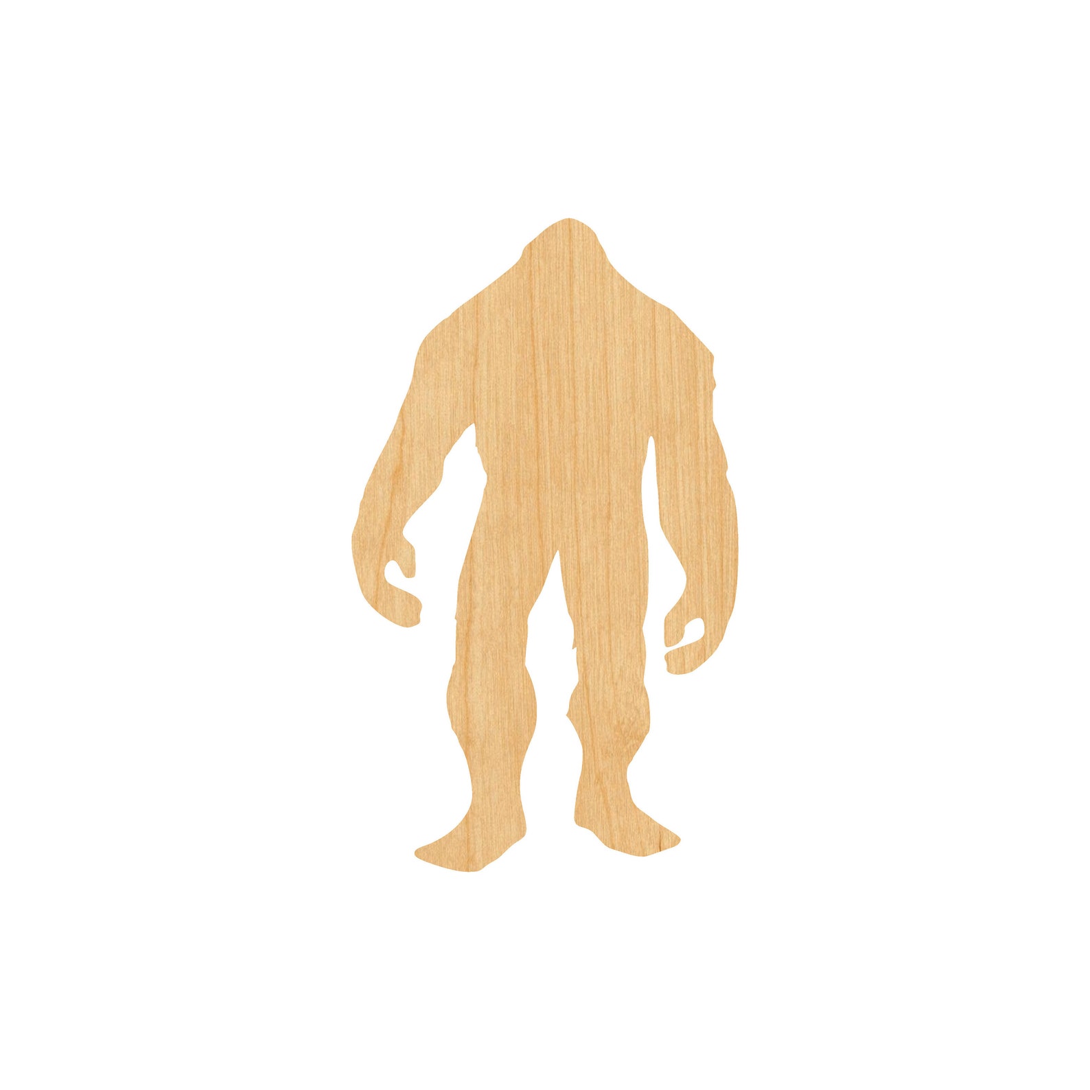 Bigfoot 1 Laser Cut Out Wood Shape Craft Supply Woodcraft | Etsy