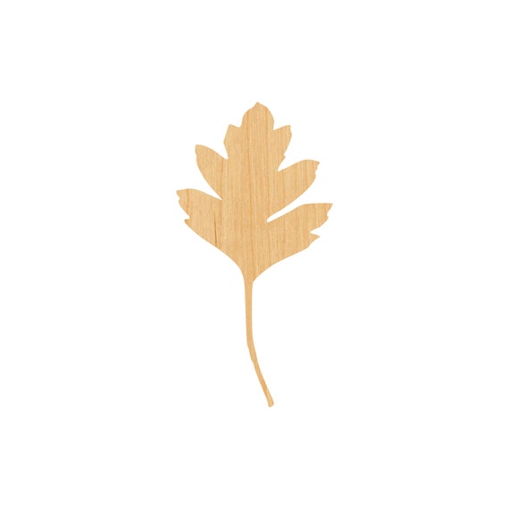 Leaf - Laser Cut Out Unfinished Wood Craft Shape LEF40 Leaf - Laser Cut Out Unfinished Wood Craft Shape LEF40