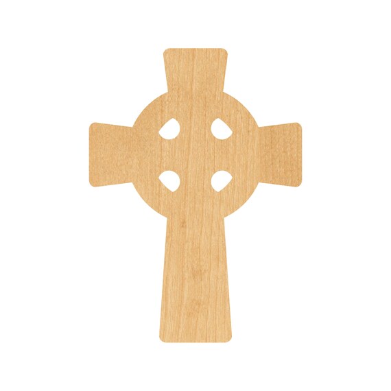 Cross - Laser Cut Out Unfinished Wood Craft Shape REL29 Cross - Laser Cut Out Unfinished Wood Craft Shape REL29
