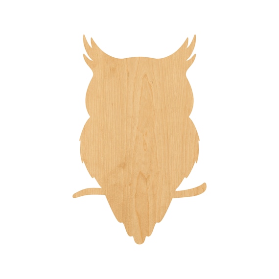 Bird Owl - Laser Cut Out Unfinished Wood Craft Shape BRD14 Bird Owl - Laser Cut Out Unfinished Wood Craft Shape BRD14