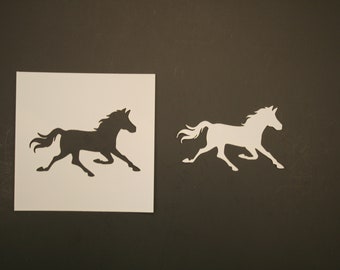 Running Horse Reusable Mylar Stencil - Art Supplies
