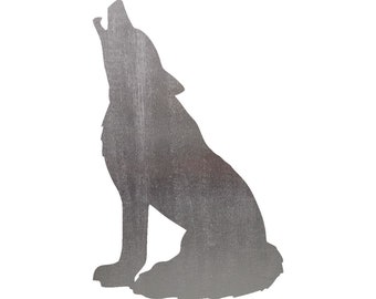 Wolf 3 Steel Cut Out Shape Metal Art Decoration Home Decor Craft Supply