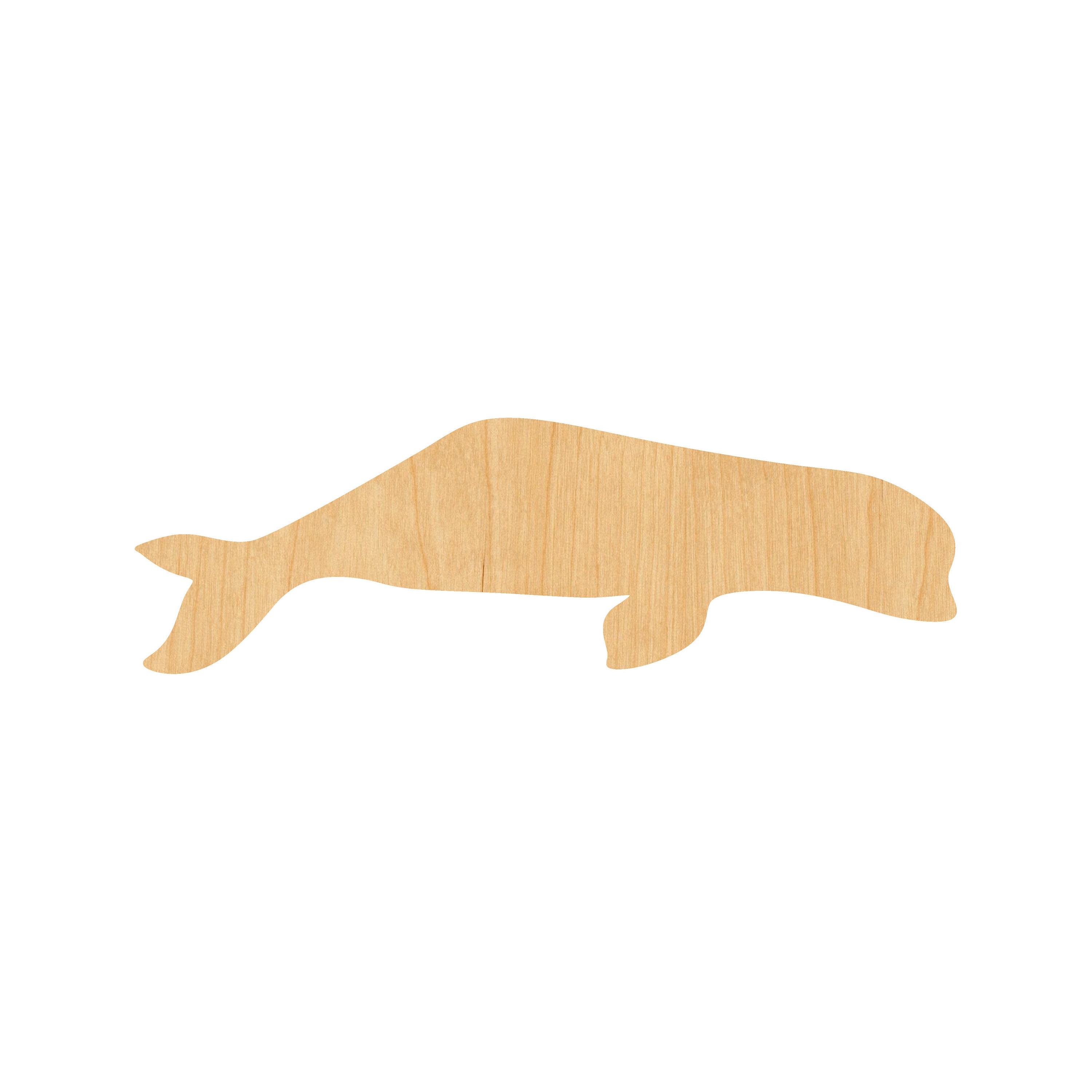Whale - Laser Cut Out Unfinished Wood Craft Shape SEA89 Whale - Laser Cut Out Unfinished Wood Craft Shape SEA89