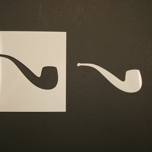 Pipe Reusable Mylar Stencil - Art Supplies