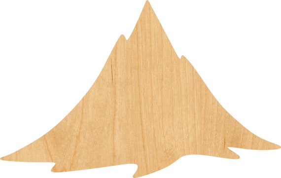 Scene Mountain - Laser Cut Out Unfinished Wood Craft Shape XTR2 Scene Mountain - Laser Cut Out Unfinished Wood Craft Shape XTR2