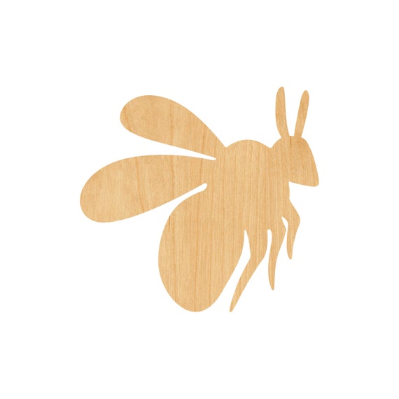 Bumblebee - Laser Cut Out Unfinished Wood Craft Shape BUG3 Bumblebee - Laser Cut Out Unfinished Wood Craft Shape BUG3