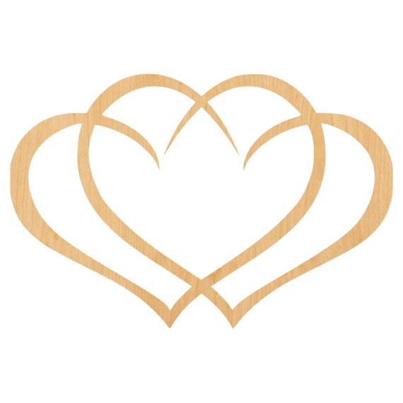 Heart - Laser Cut Out Unfinished Wood Craft Shape VAL20 Heart - Laser Cut Out Unfinished Wood Craft Shape VAL20